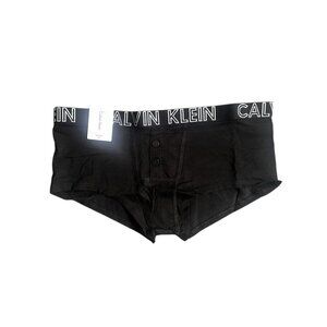 Women's Calvin Klein Boyshort Underwear Black Medium